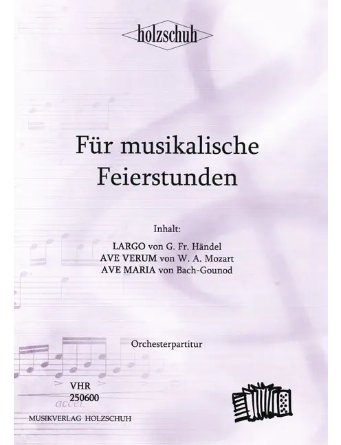 Für musikalische Feierstunden
